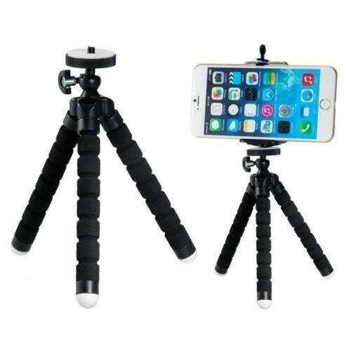 Trépied Flexible Portable Support Multifonctionnel Pour Caméra Téléphone - Noir