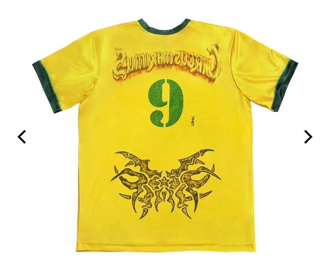 T-shirt jaune graphique rétro