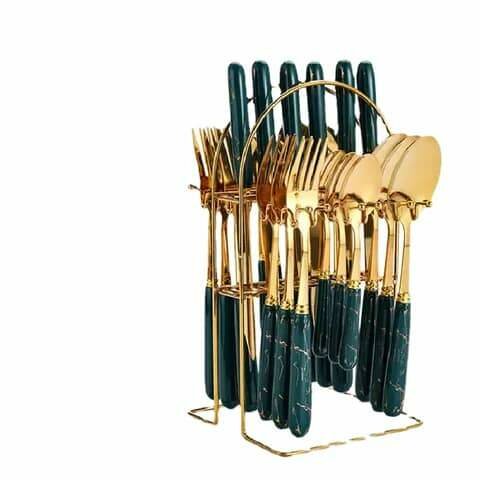 Ensemble couvert de table 24 PCS plus support