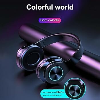 Casque Bluetooth LED Coloré