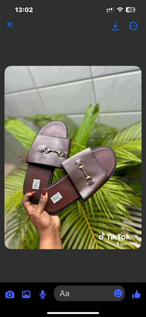 Sandales cuir homme
