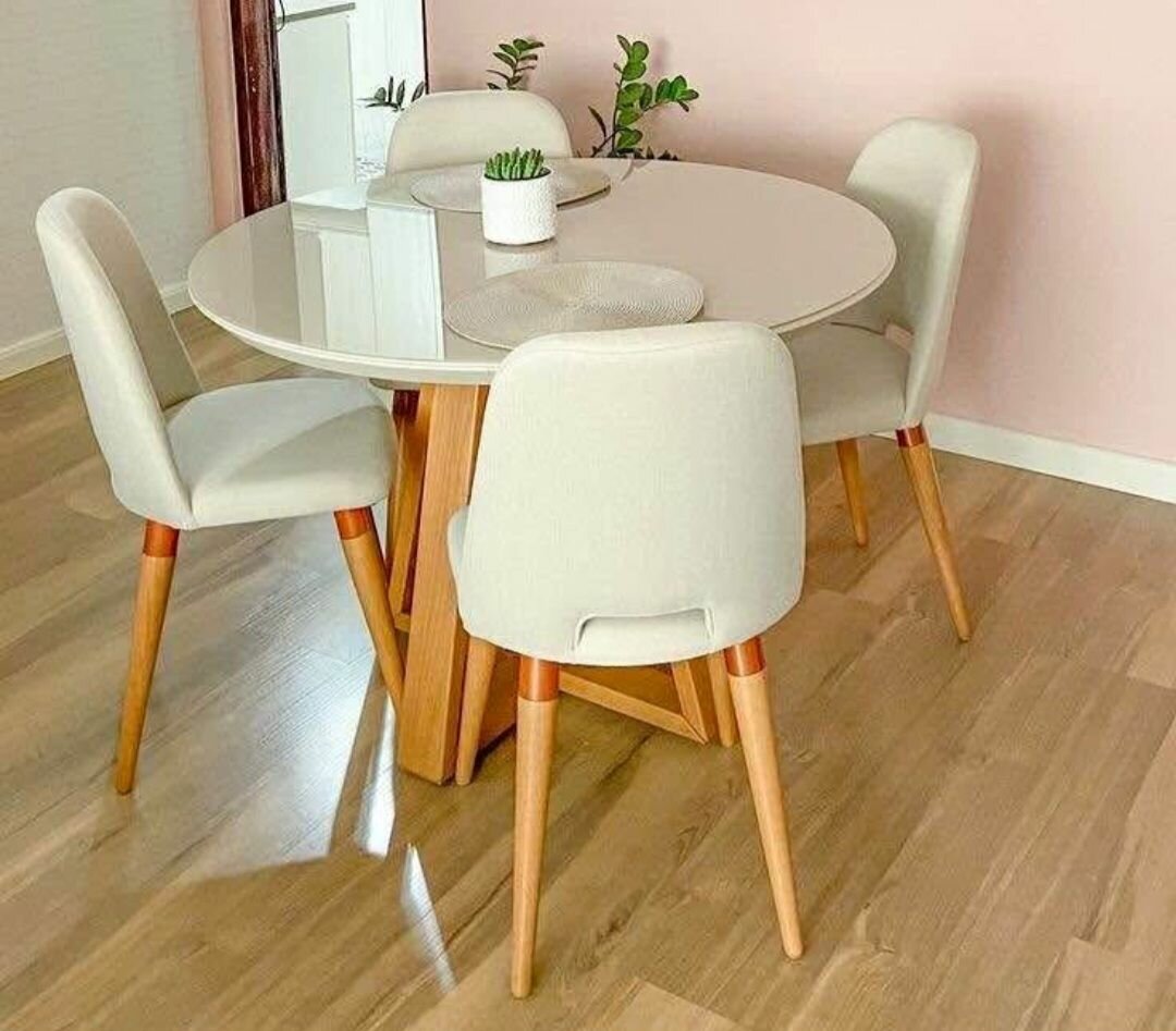 Ensemble table ronde moderne