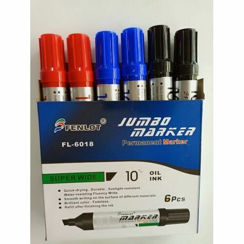 Marqueur Permanent Paquet De 6 Pcs