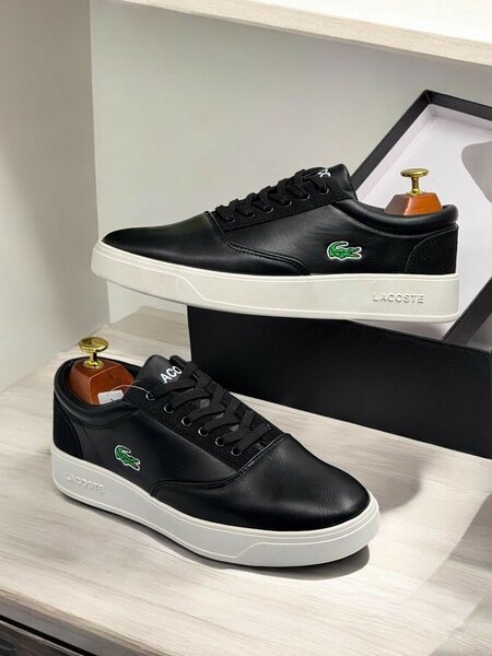 LACOSTE BLACK AND WHITE