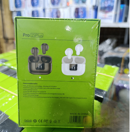 Écouteurs bluetooth Pro 15Plus