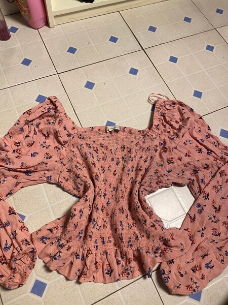 Blouse champêtre bohème