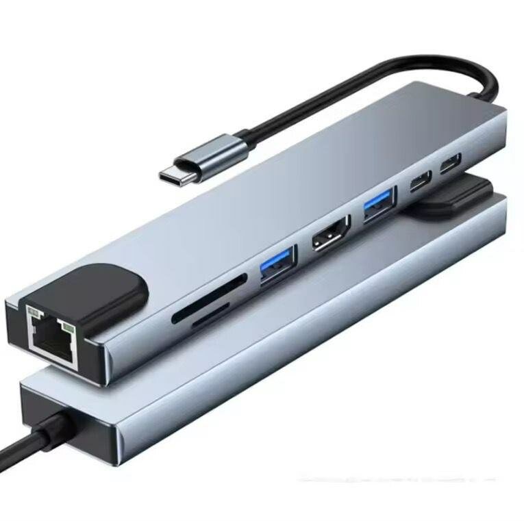 Adaptateur USB-C 8 en 1 4K