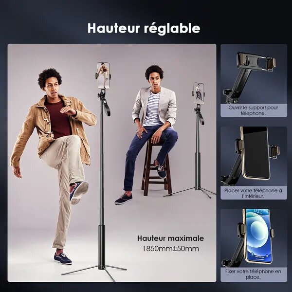 Trépied pour téléphone portable
