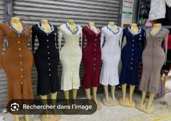 Robe Pull Boutonnée Élégante