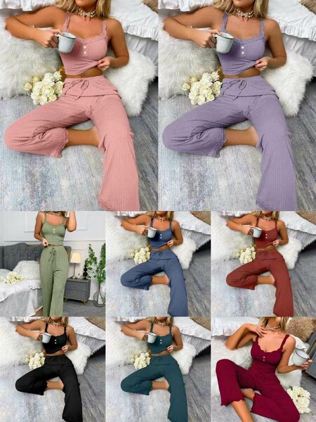 Pyjama féminin en satin élégant