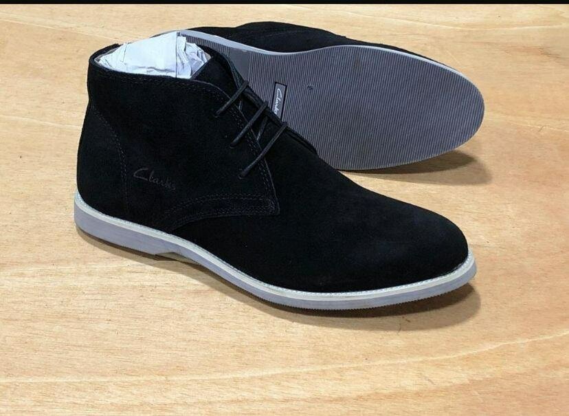 Clarks suede boots