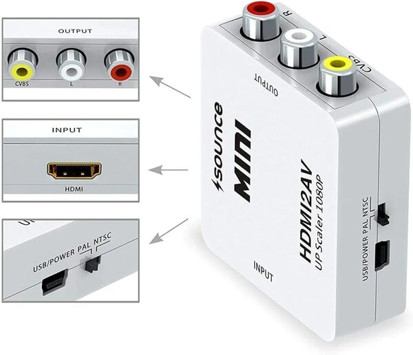Adaptateur HDMI vers AV