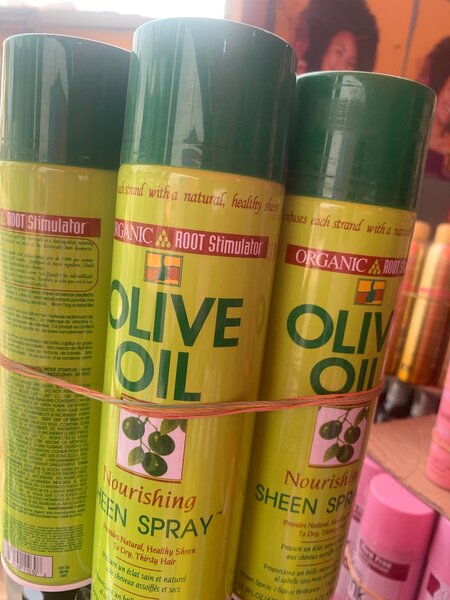 Olive sheen spray