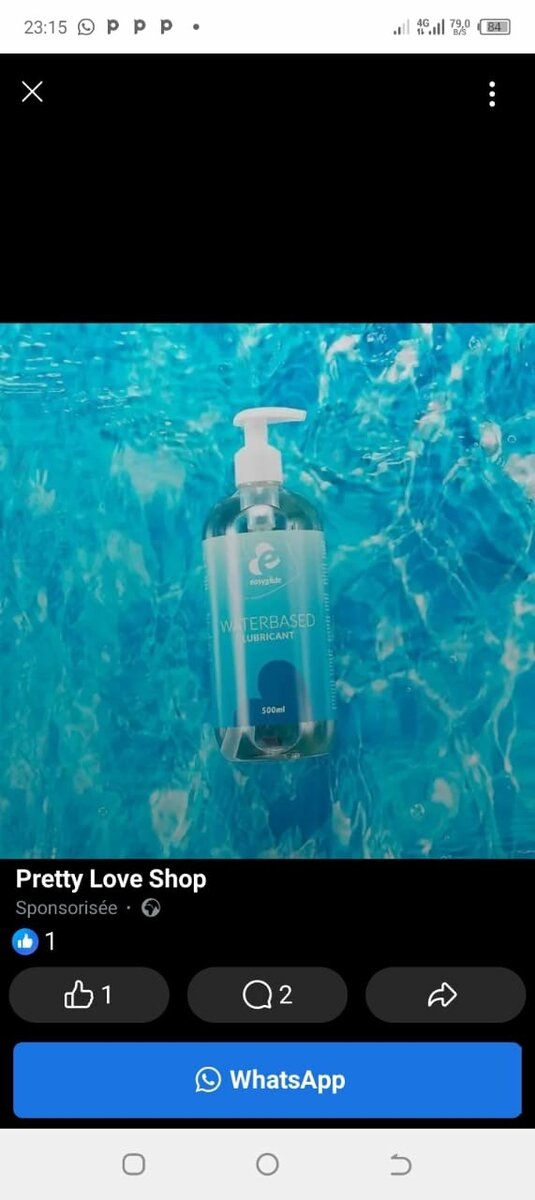 Lubrifiant à effet mentholé