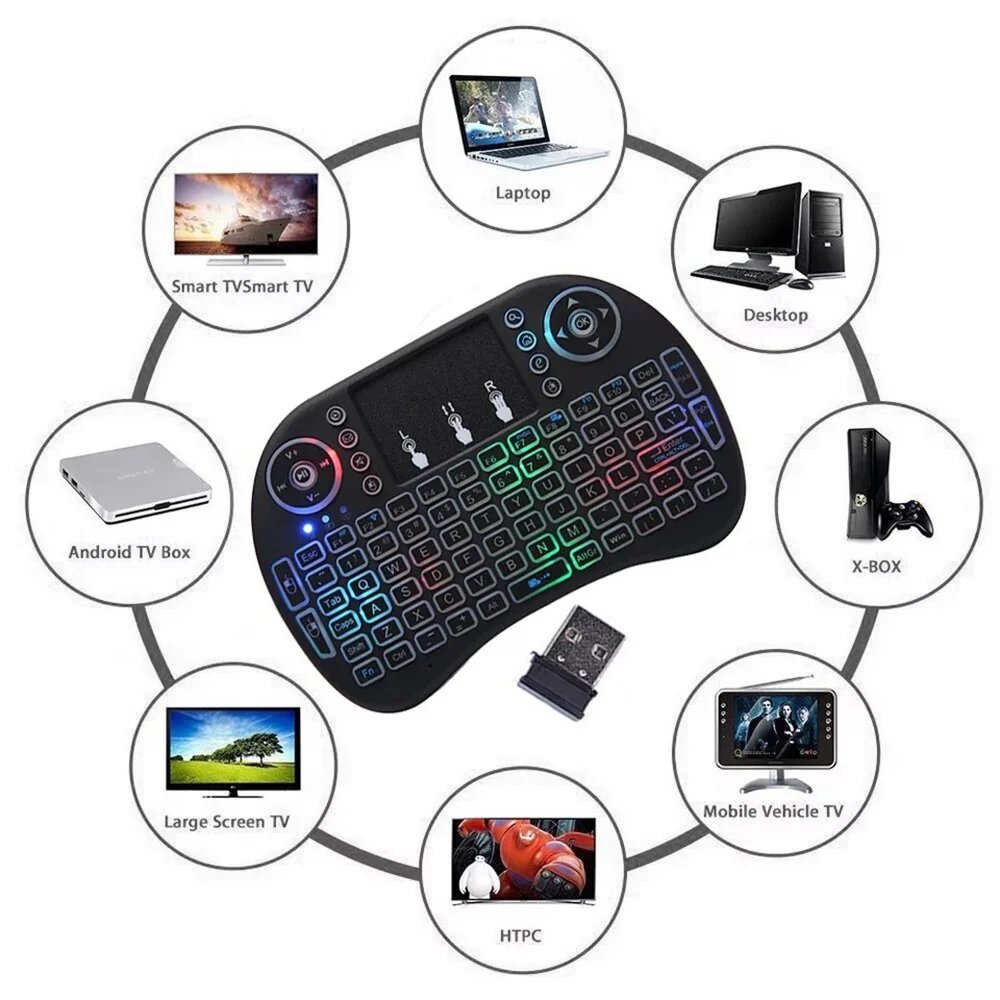 Mini Handheld Keyboard and mouse