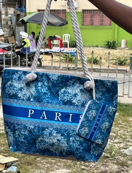 Sac cabas imprimé ethnique