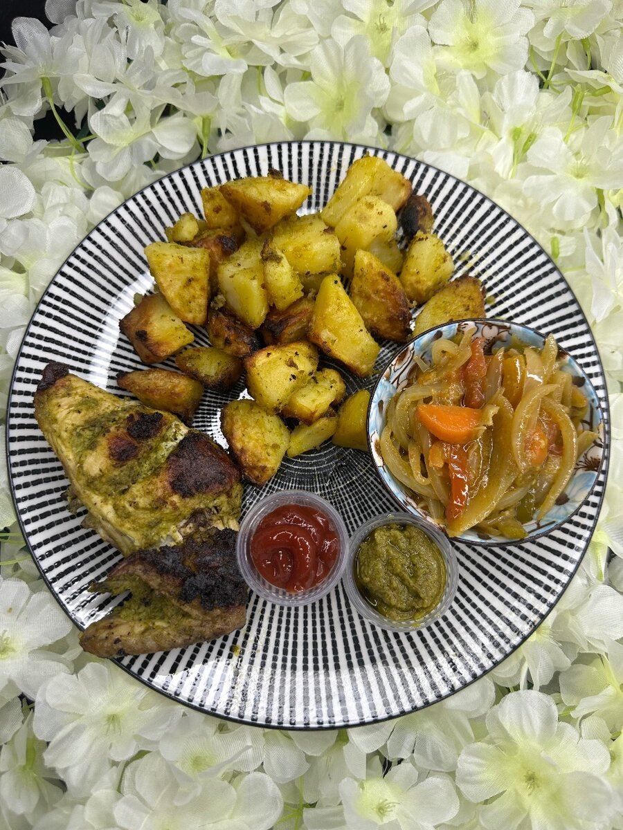 Poulet braisé