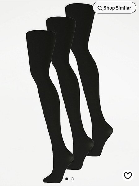 60 Denier Opaque Tights 3 Pack