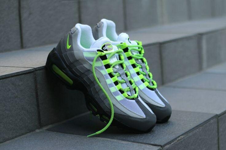 Baskets Running Homme Vert Fluo