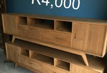 TV stand brown