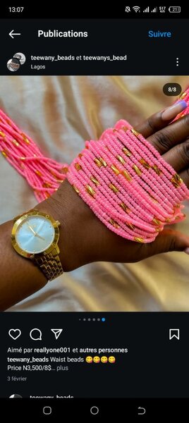 Baya perles coloré