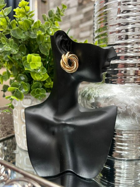 Gold Swirls & Hoops
