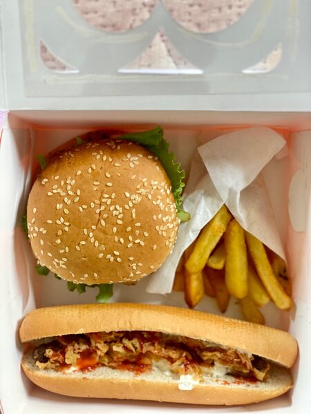 Burger et Hot Dog Combo