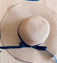 Beach hat for ladies camel