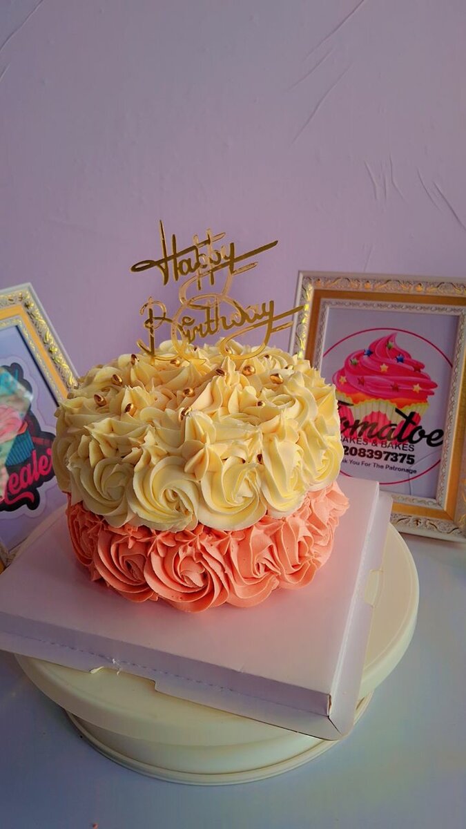 Floral Rossett Cake