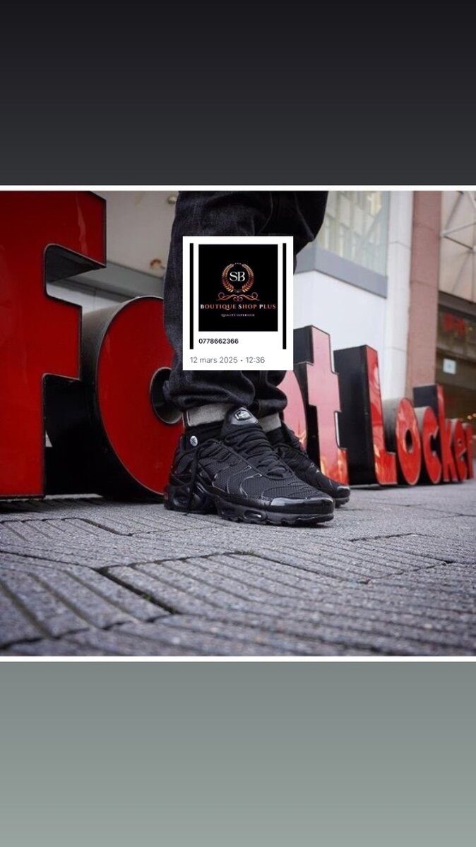 Basket NIKE TN authentique avec sa boîte