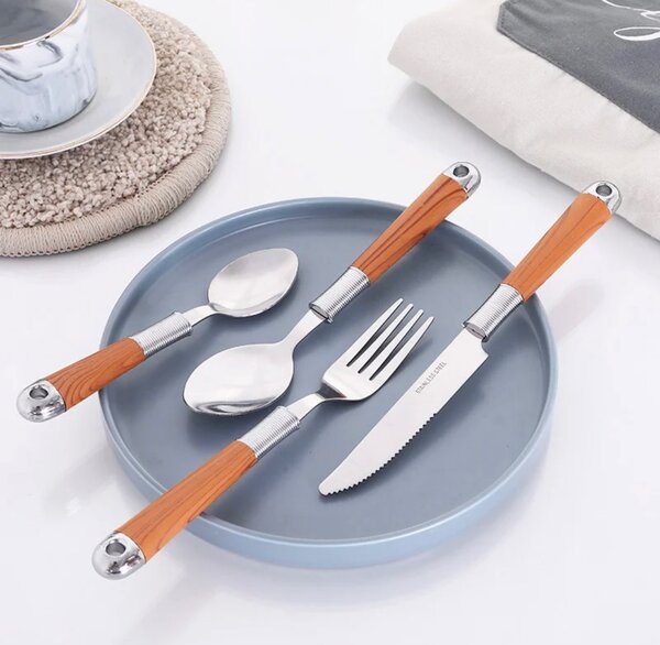Ensemble couvert inoxydable