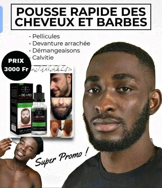 Ultras pousser barbe et cheveu