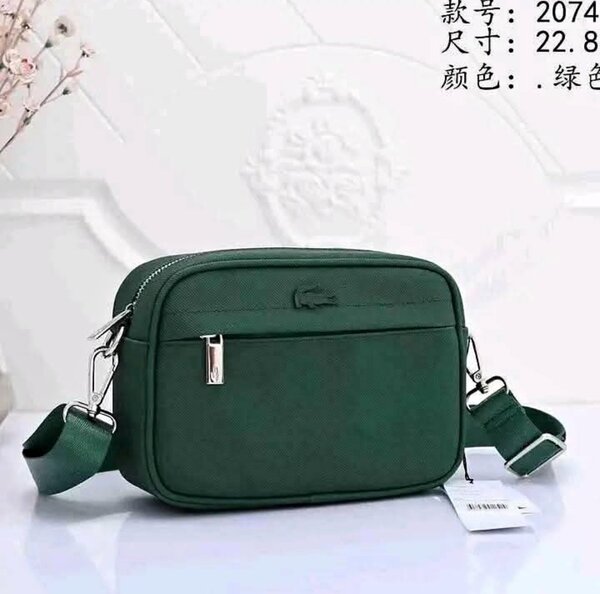 Sac bandoulière vert élégant