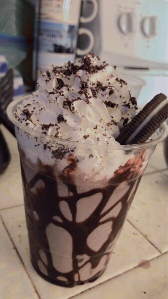 Milkshake chocolat gourmand