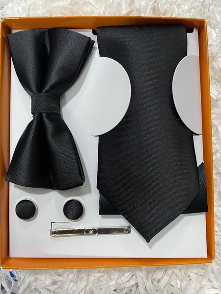 Black bow tie