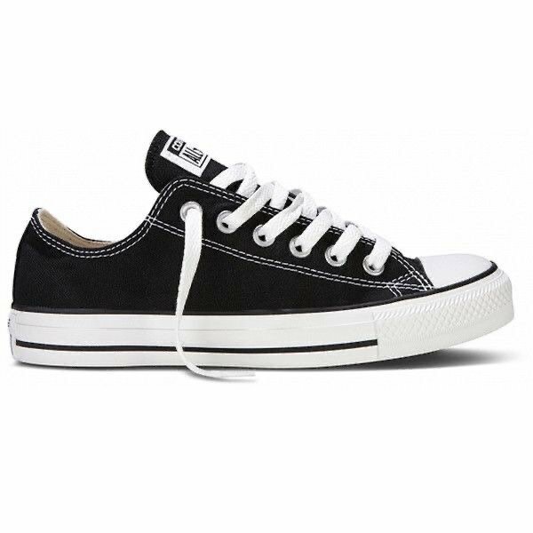 Baskets noires classiques unisexes