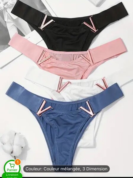 Lot de Culottes Femme Confort
