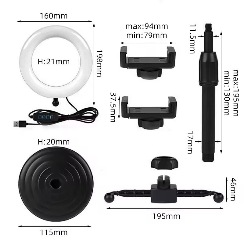 Led fill ring light