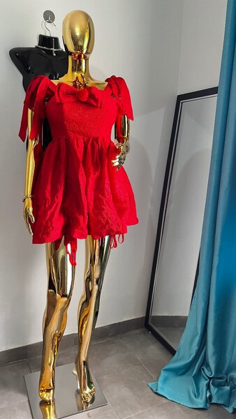 Red women dress