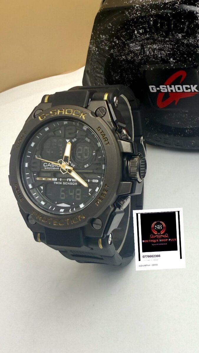 Montre Casio authentique avec sa boîte