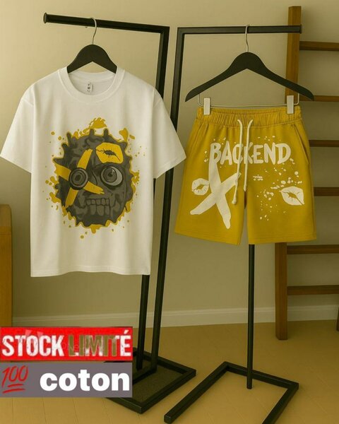 Ensemble T-shirt et Short Coton