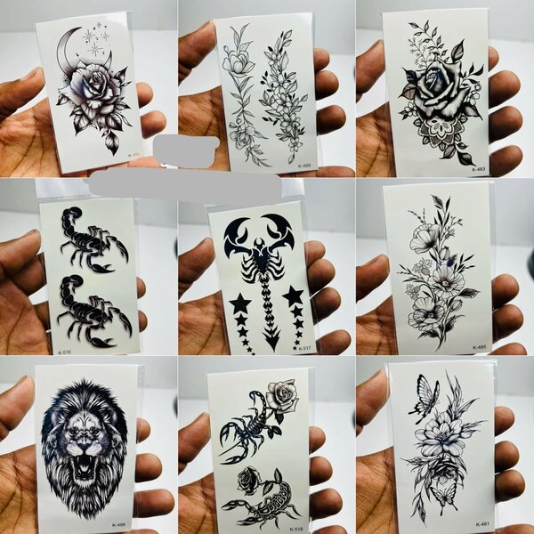 Temporary tattoos