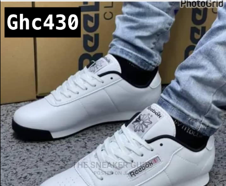 white sneakers