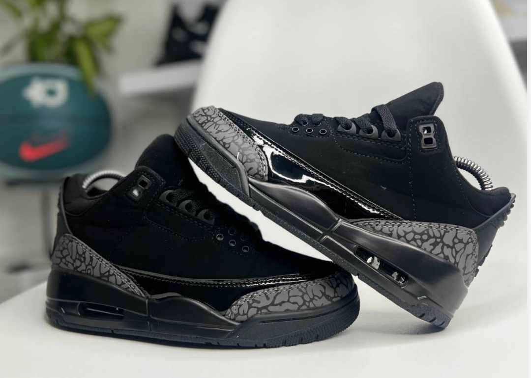 Baskets en cuir noir élégantes