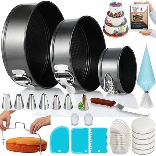 Moules à Gâteaux AntiAdhésif 100 PCS - Acier Inoxydable