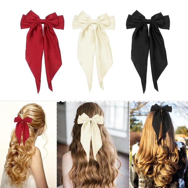 Grand Noeud Pour Cheveux Élégant