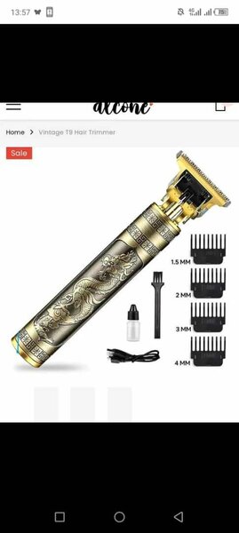 Rechargeable shaving machine