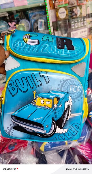 Cartable scolaire voiture enfant