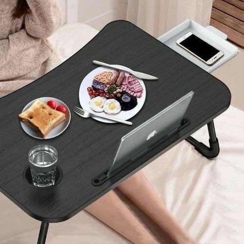 Portable Labtop Computer Table - Black