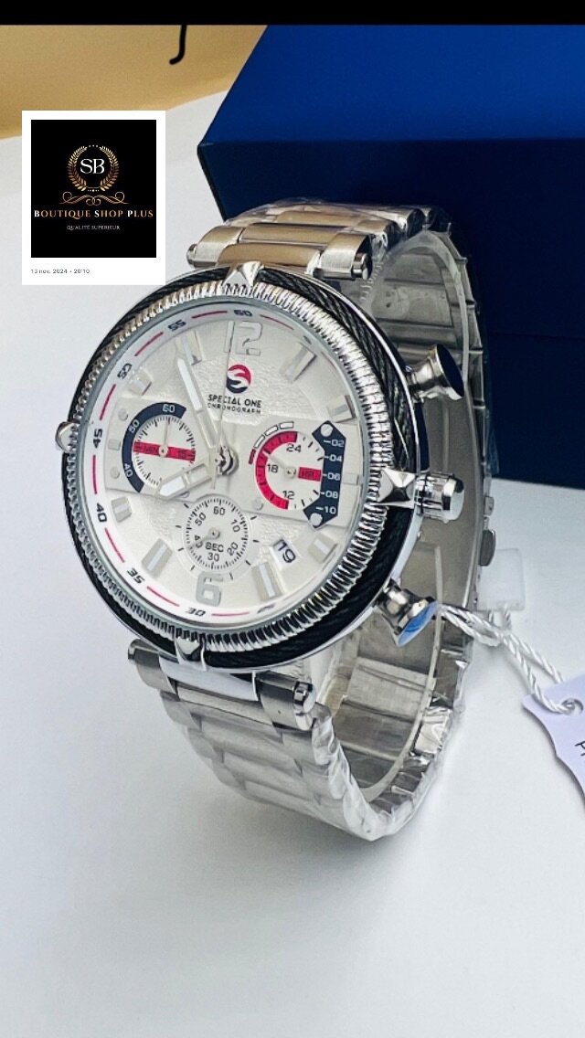 Montre SPÉCIAL ONE authentique en chrono en acier , bleu